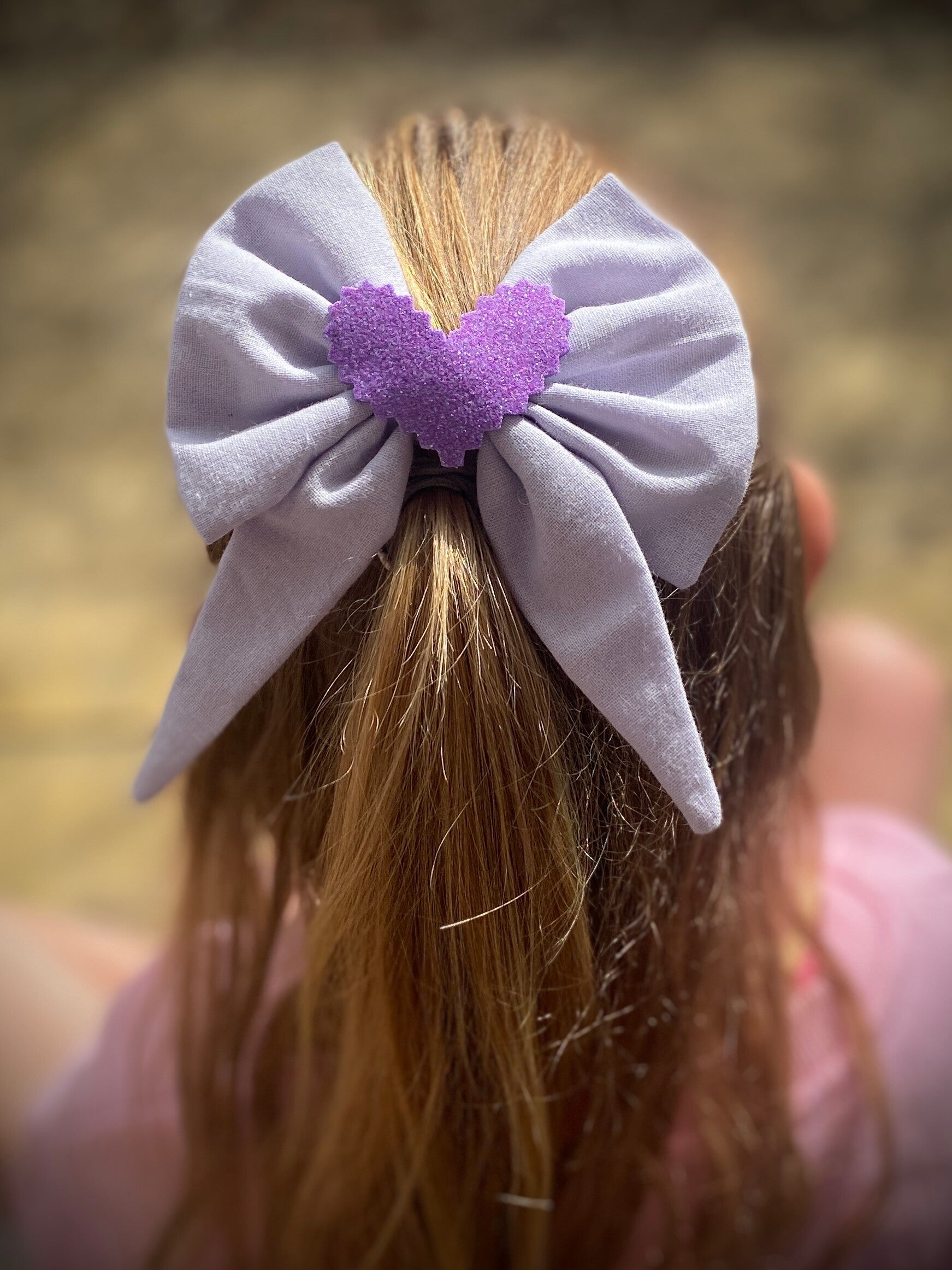 Purple heart clip
