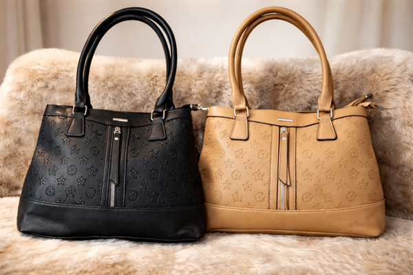 Handtas met print