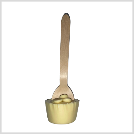 Witte - Chocolademelk lepel