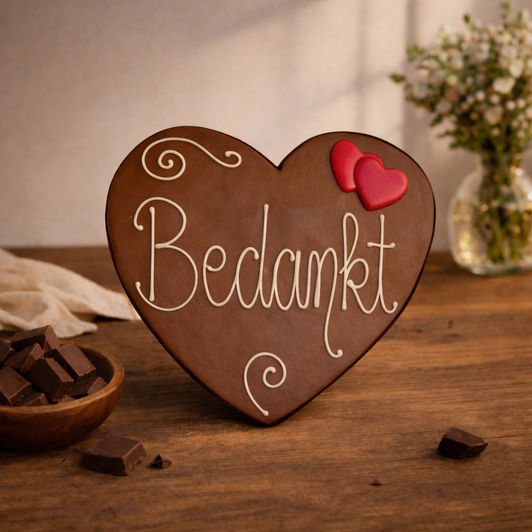Bedankt chocolade