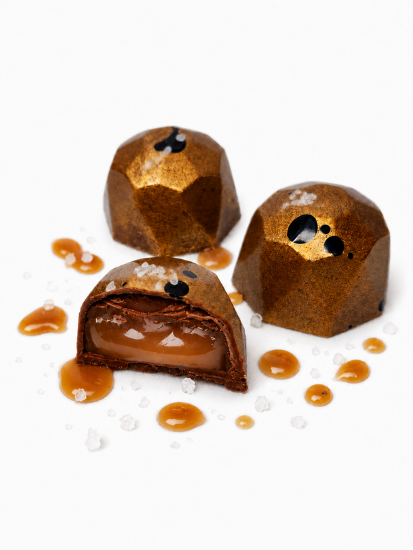 Golden Caramel Zeezout Bonbons