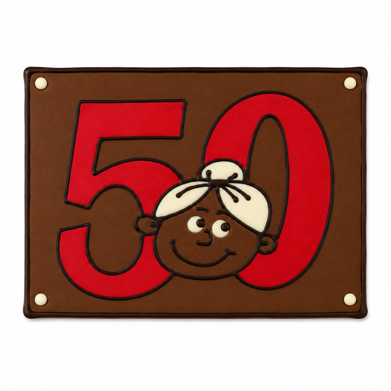 Chocolade Plaat Sarah 50 Jaar