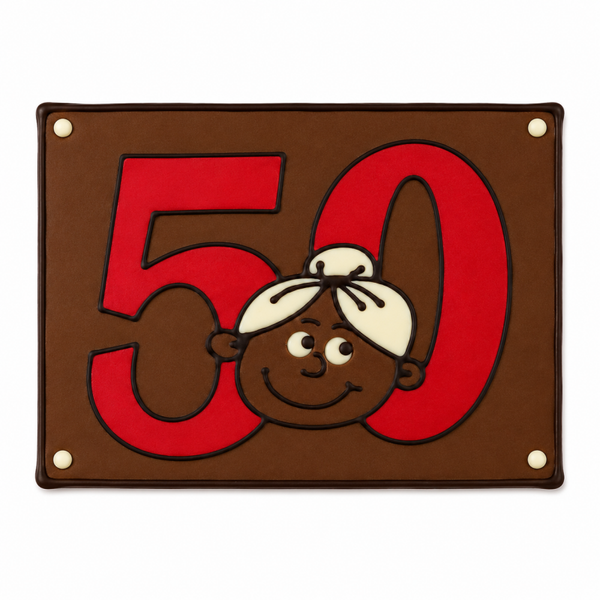 Chocolade Plaat Sarah 50 Jaar