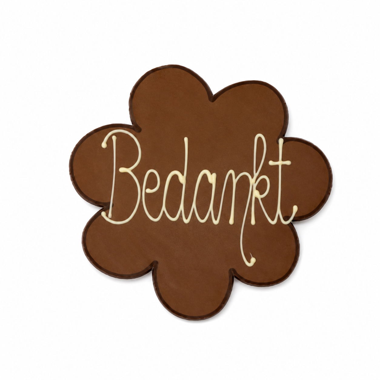 Chocolade Bloem Bedankt