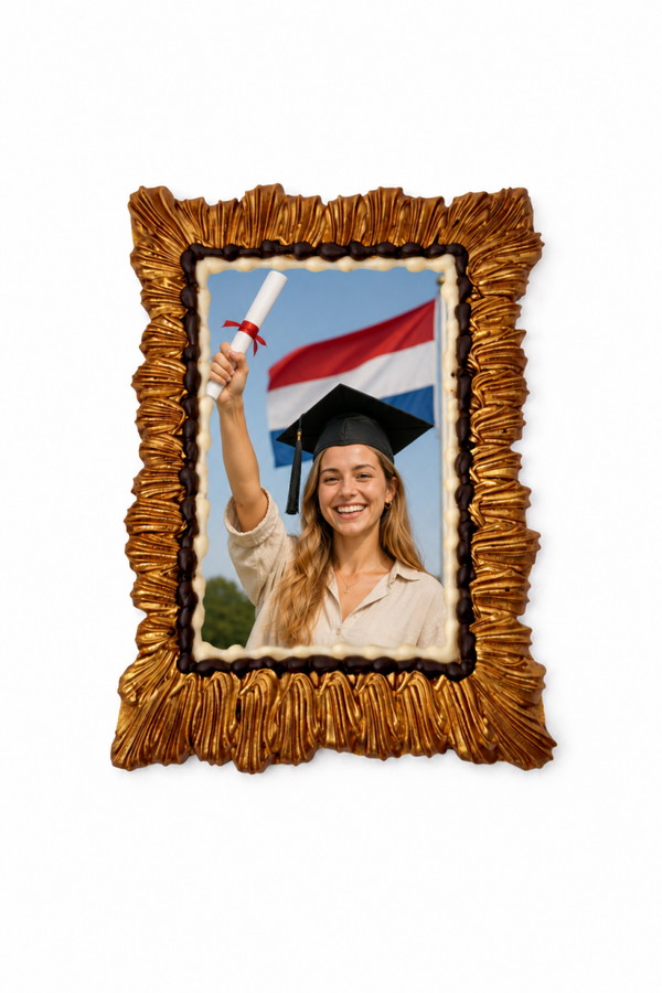 Chocolade Fotolijst Geslaagd met Eigen Foto