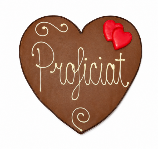 Chocolade Hart Proficiat