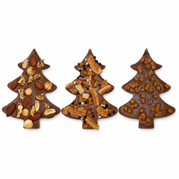 Chocolade Kerstboom Gedecoreerd