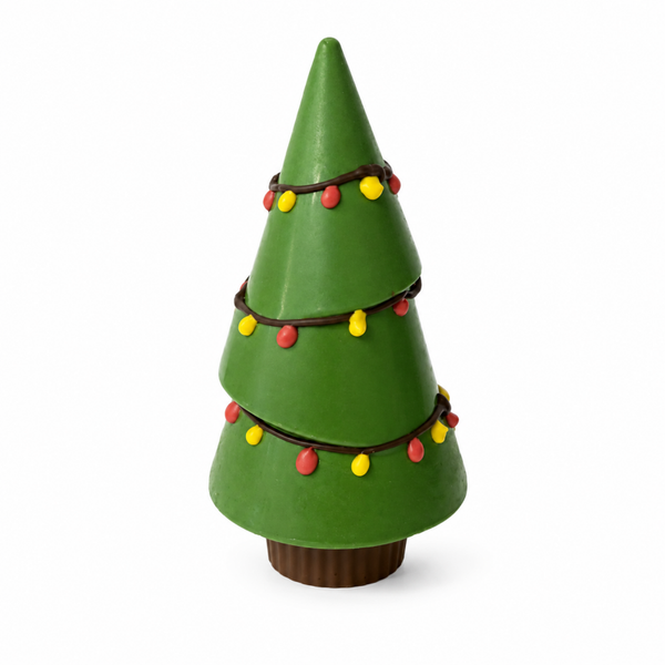 Chocolade Kerstboom Verlicht