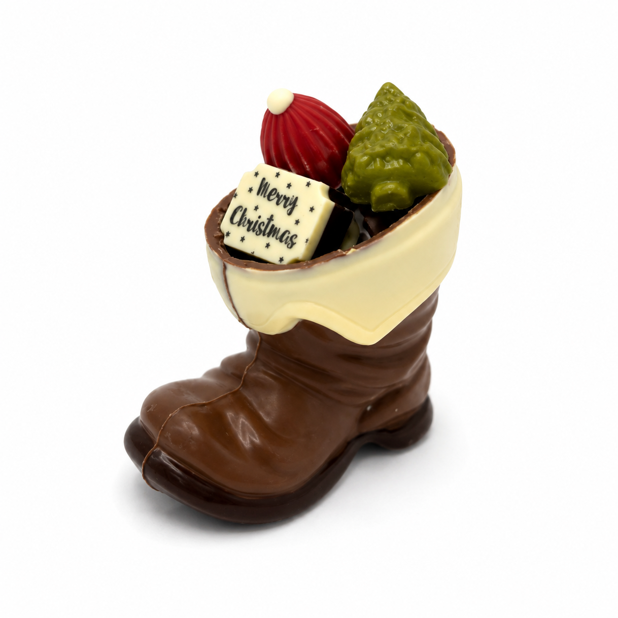 Chocolade Kerstlaarsje gevuld