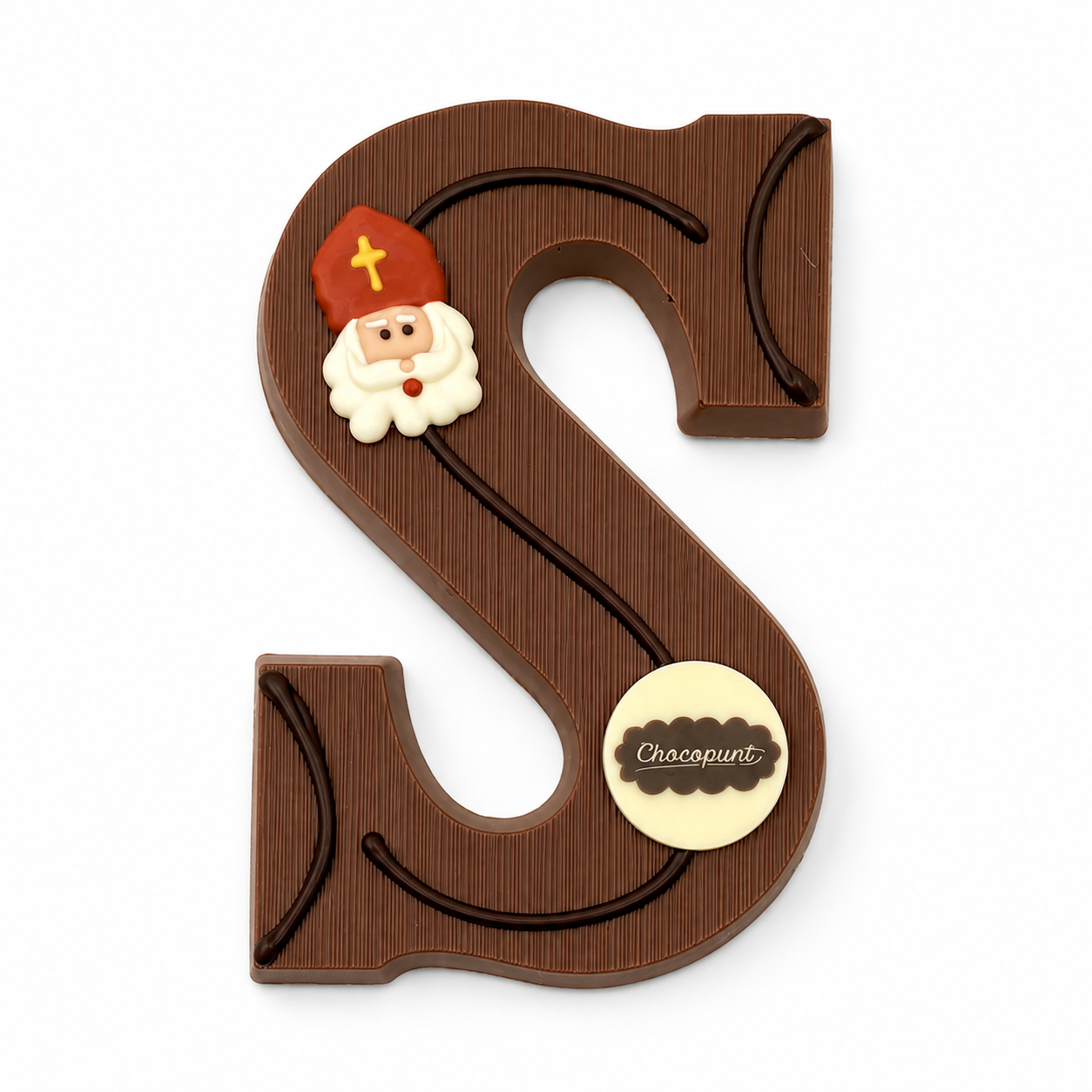 Chocolade Letter met Logo Sinterklaas