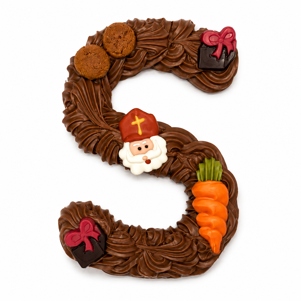 Chocoladeletter Luxe Handgespoten