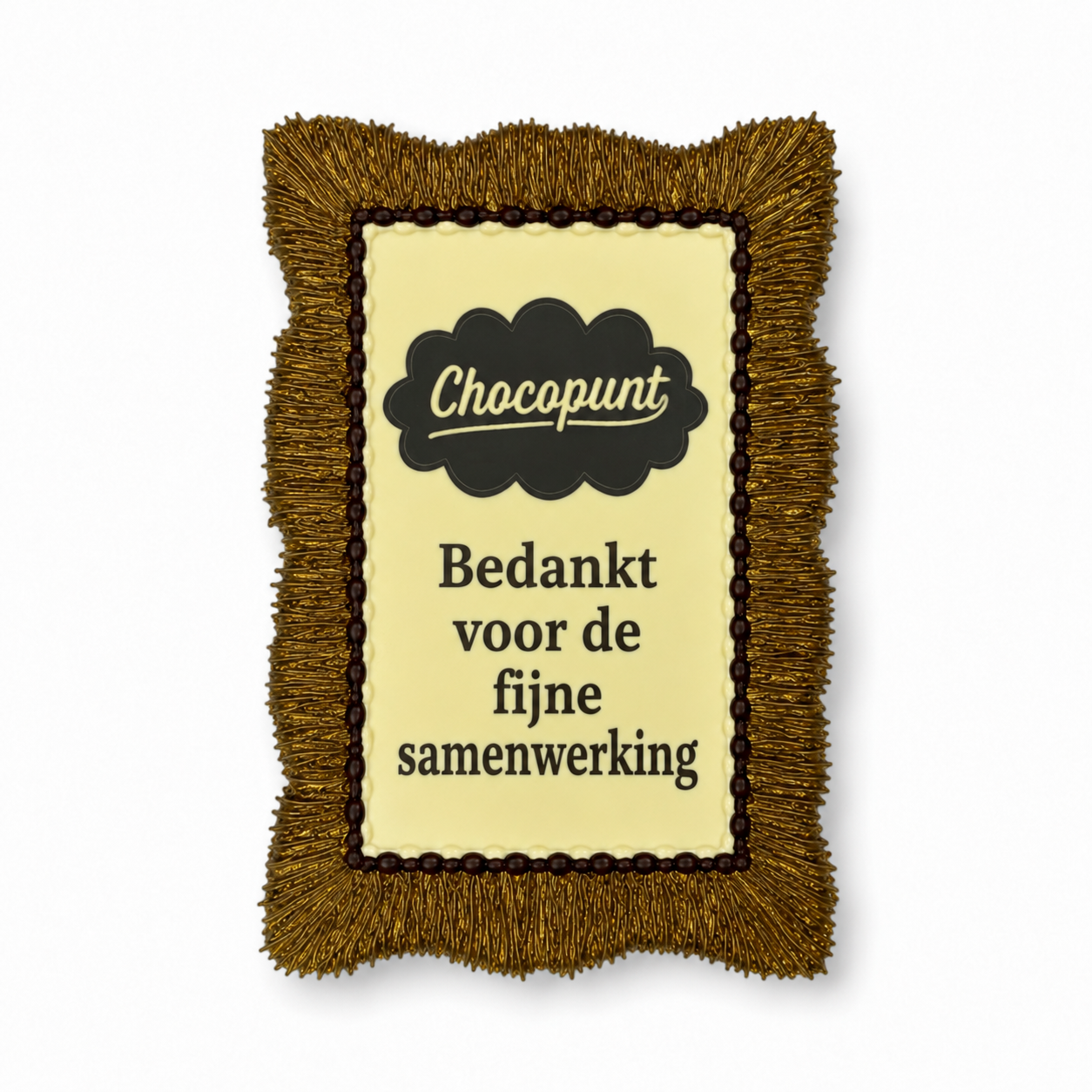 Chocolade Schilderij Lijst A4 met eigen logo