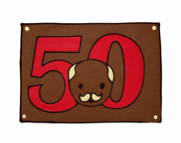 Chocolade Plaat Abraham 50 Jaar