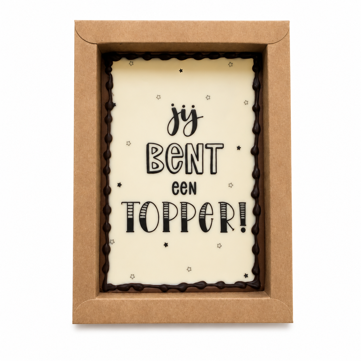 Chocolade Plaat Je bent een Topper !