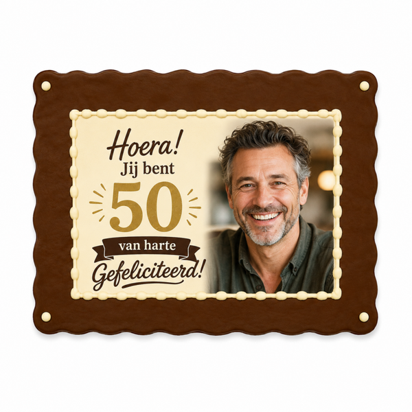 Foto  - Chocolade plaat A4