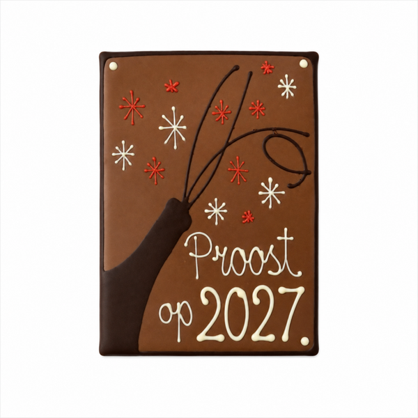 Chocolade Plaat Proost op 2027