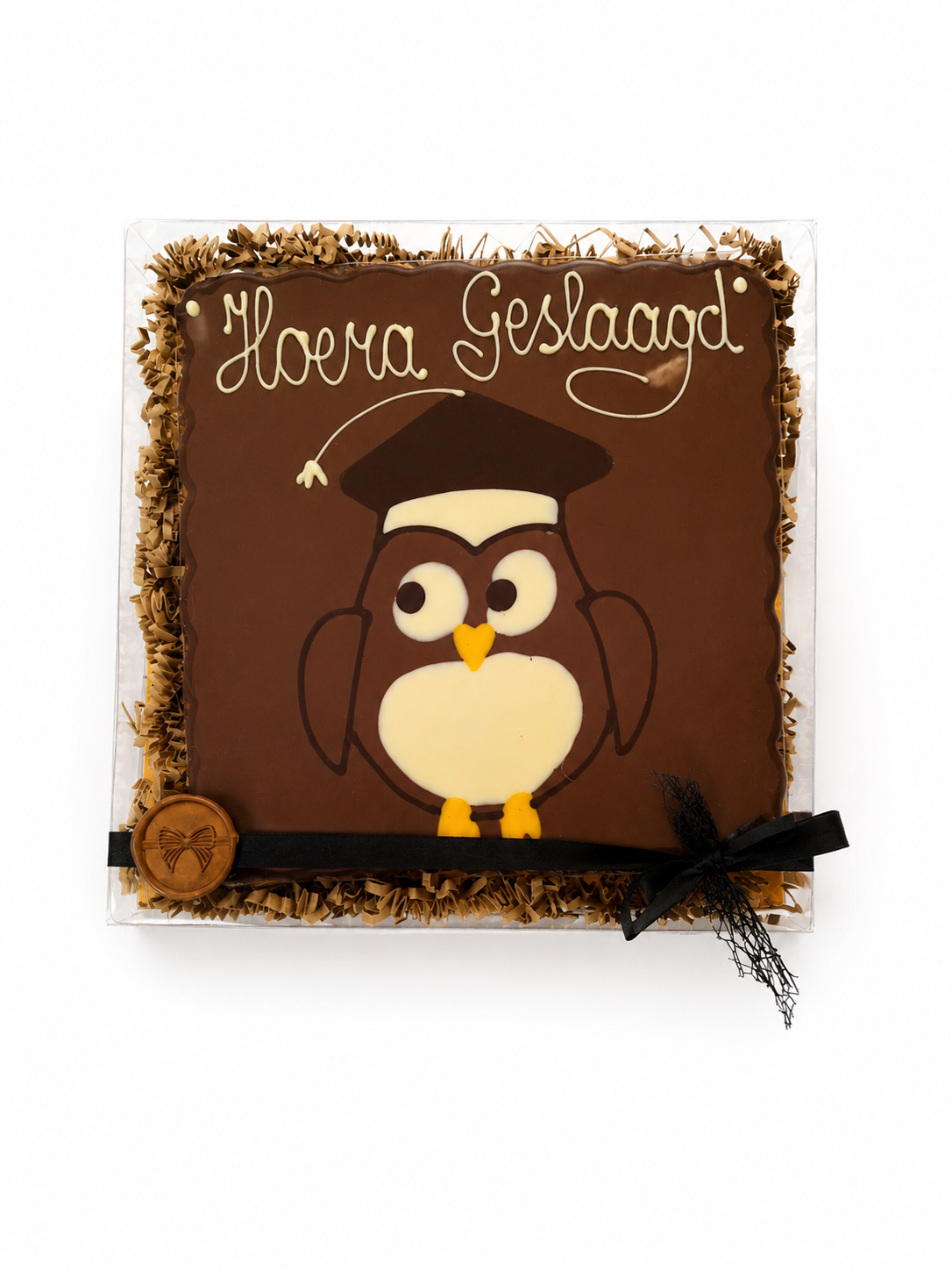 Chocolade Plaat Hoera Geslaagd