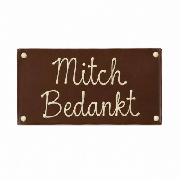 Chocolade Reep met Eigen Tekst