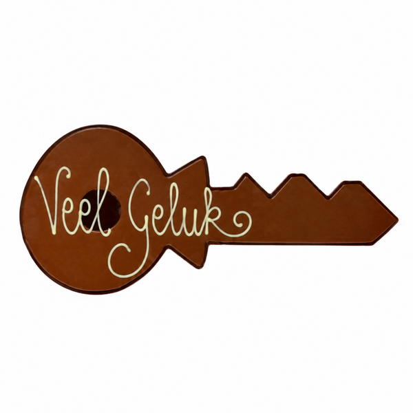 Chocolade Sleutel Veel Geluk