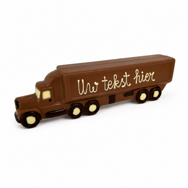 Chocolade Vrachtwagen met Eigen Tekst of Logo