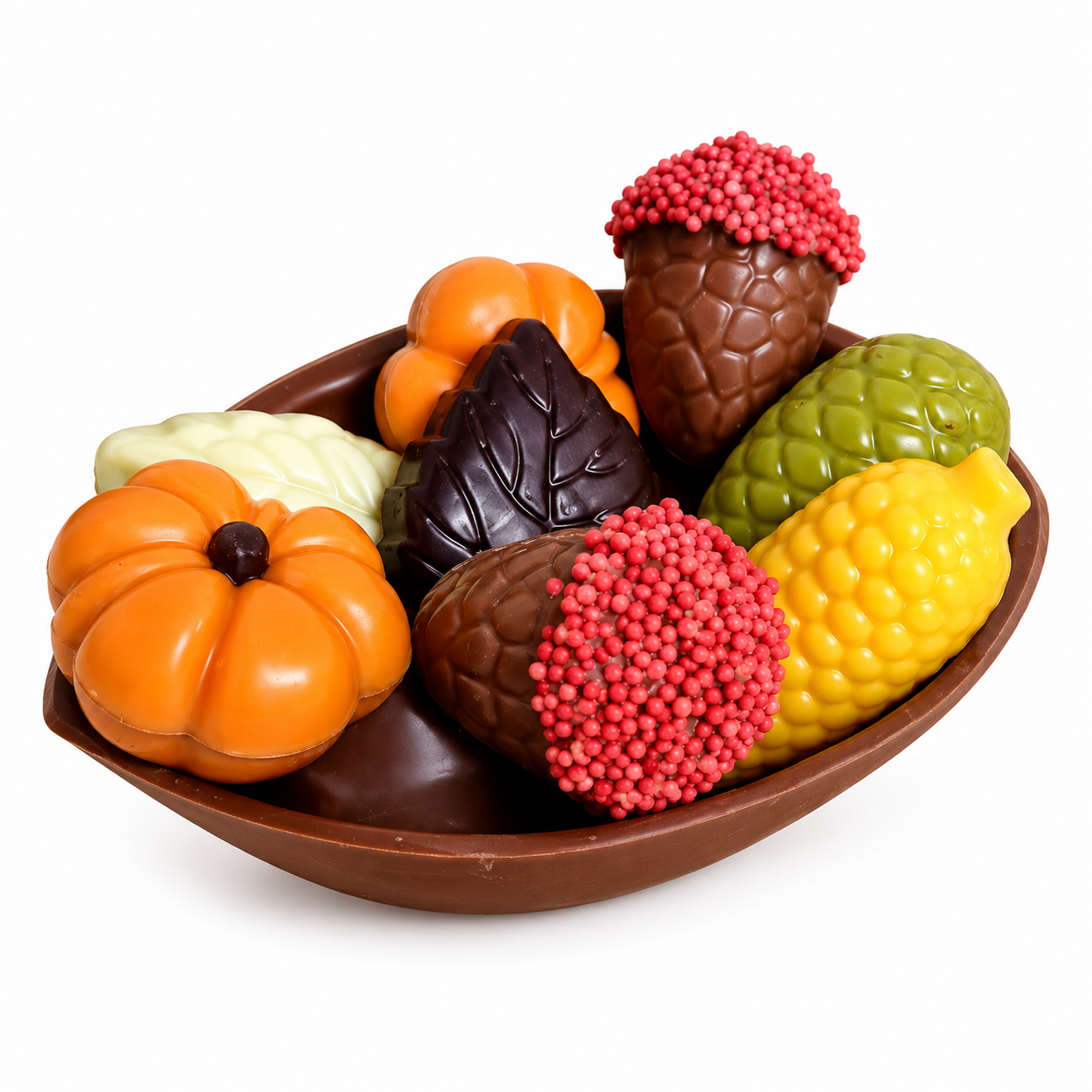 Gevulde Walnoot met herfstchocolade