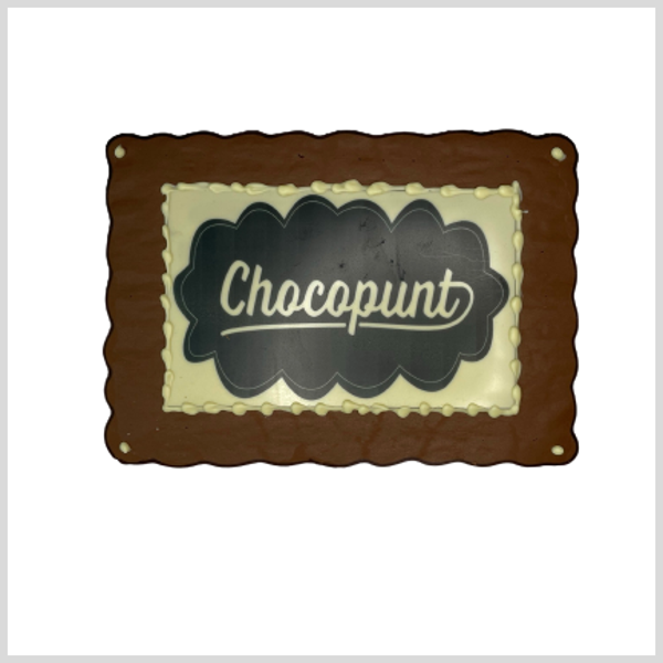 Logo - Chocolade plaat A4