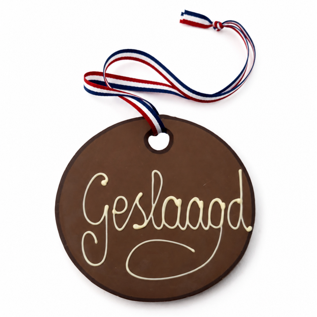 Chocolade Medaille Geslaagd