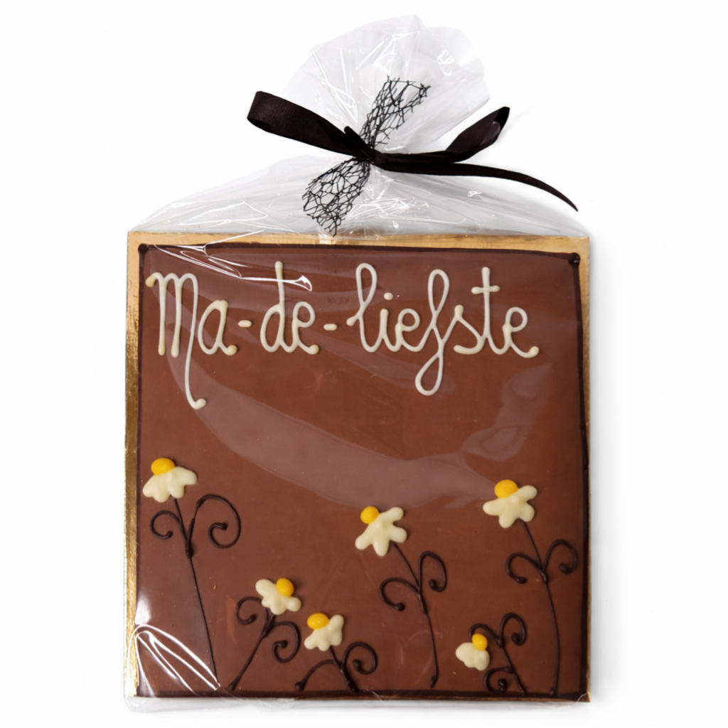 Chocolade Plaat Mama – Met Tekst & Madeliefjes