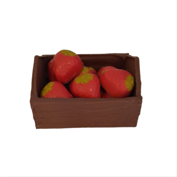 Kistje  - Gevuld met Aardbeien