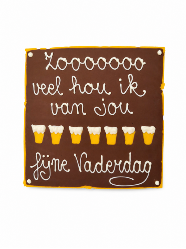 Chocolade Vaderdag Plaat