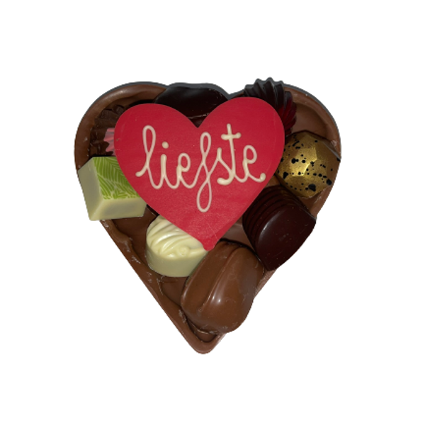 Hart Schaaltje met Bonbons - Liefste