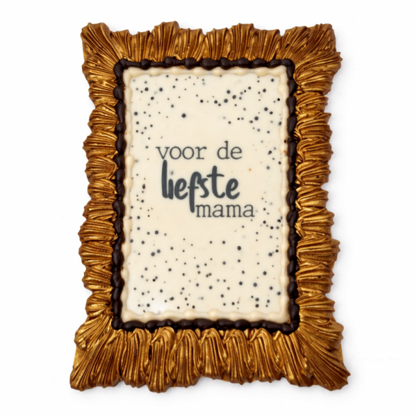 Chocolade Fotolijst Voor Mama – Met Tekst “Liefste Mama”
