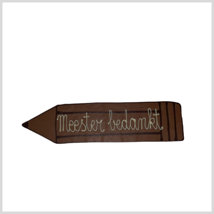 Meester Bedankt - Potlood