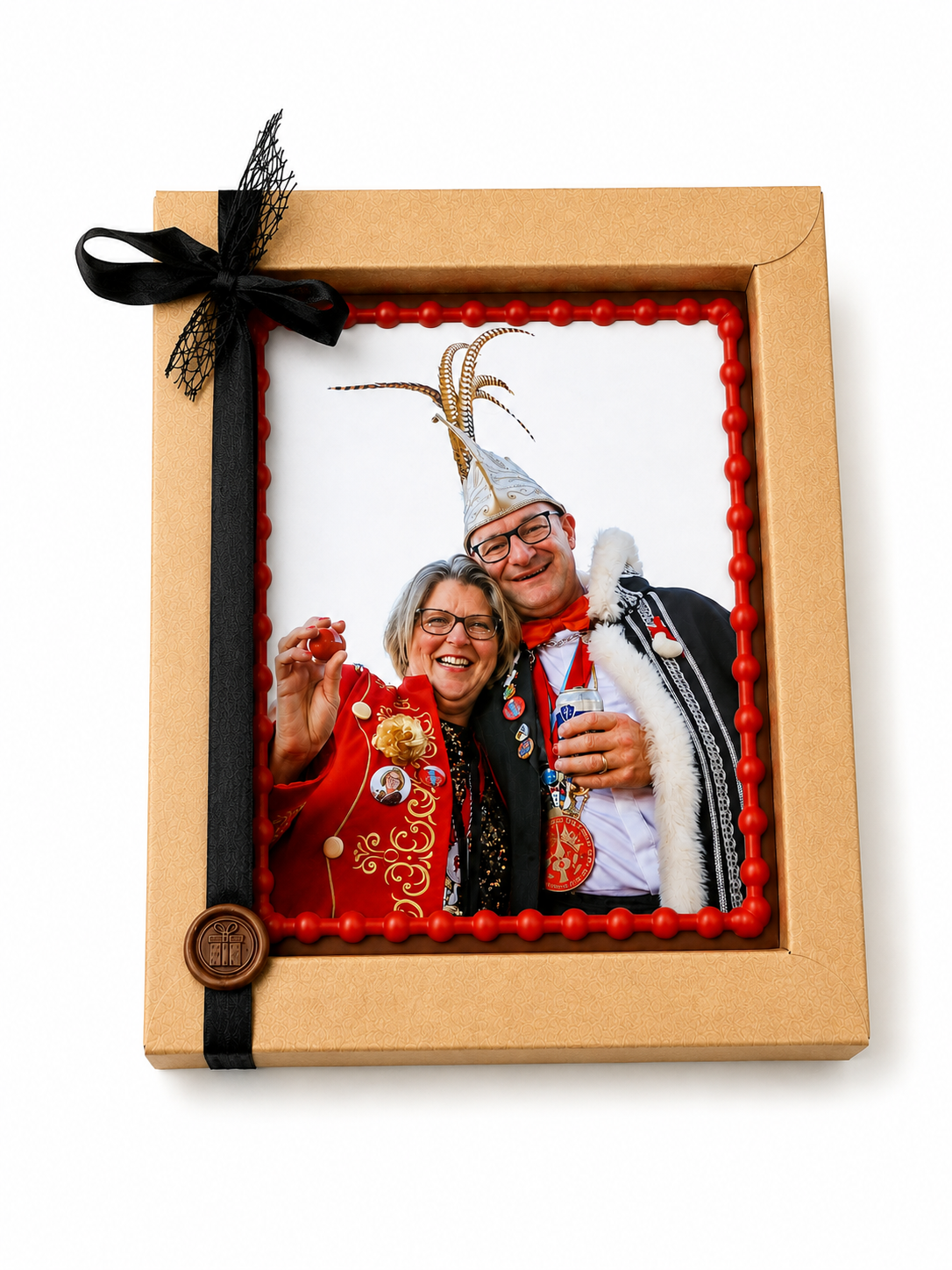 Chocolade Plaat in Geschenkdoos met Eigen Foto