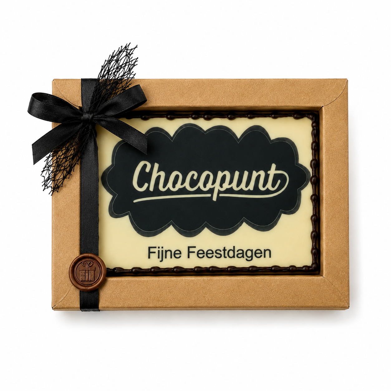 Chocolade Plaat  in Geschenkdoos met Eigen Logo