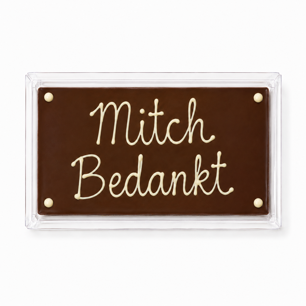 Chocolade Reep met Eigen Tekst