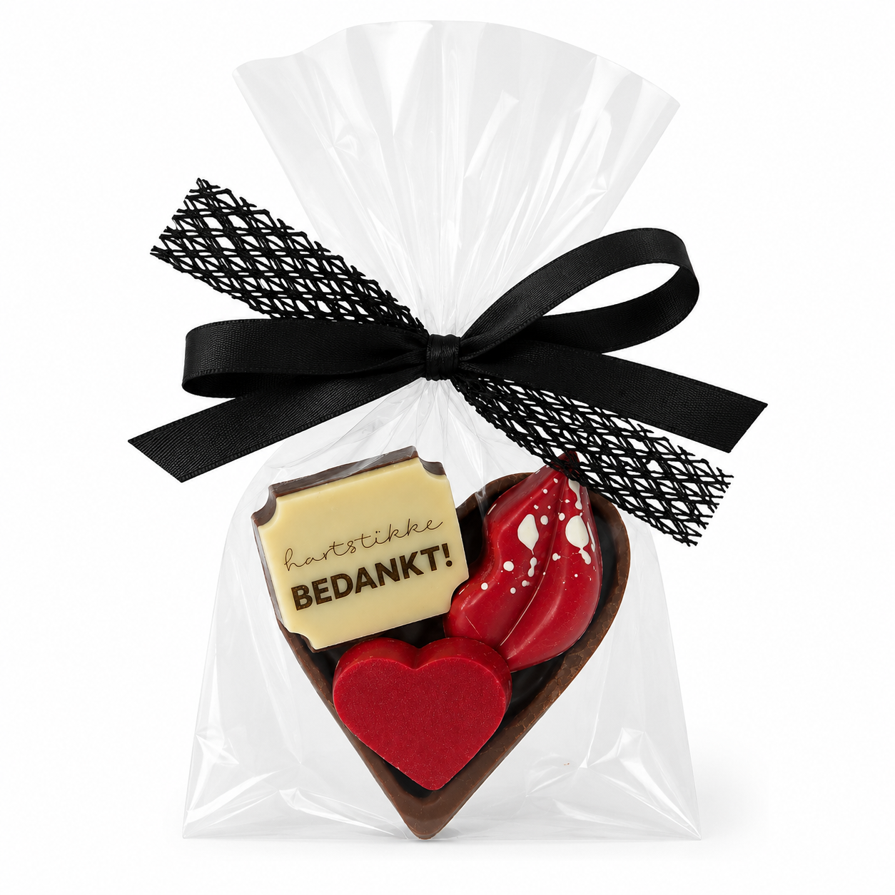 Hartstikke Bedankt Chocolade Hartje