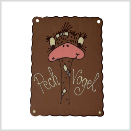 Pechvogel - A5 chocolade plaat