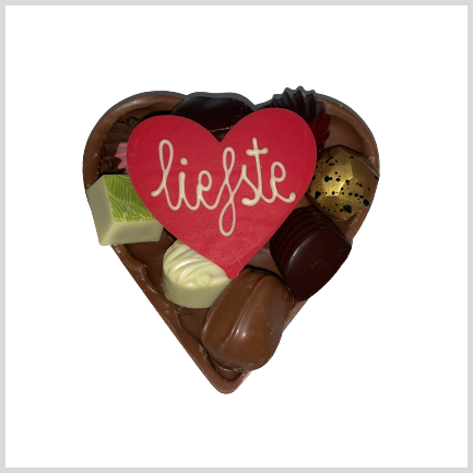 Hart Schaaltje met Bonbons - Liefste
