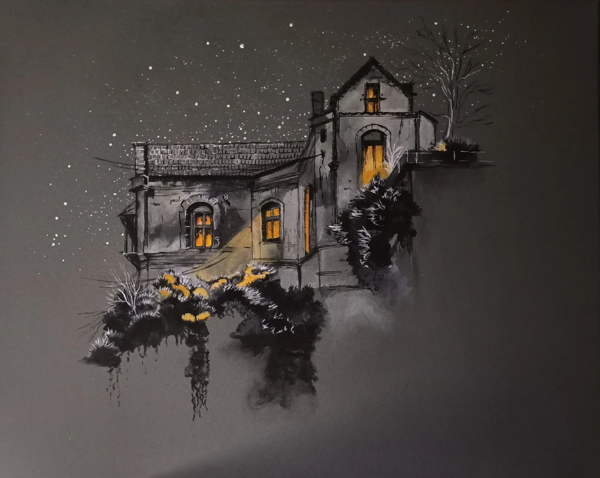 Acryl, 40 x 50 x 2 cm