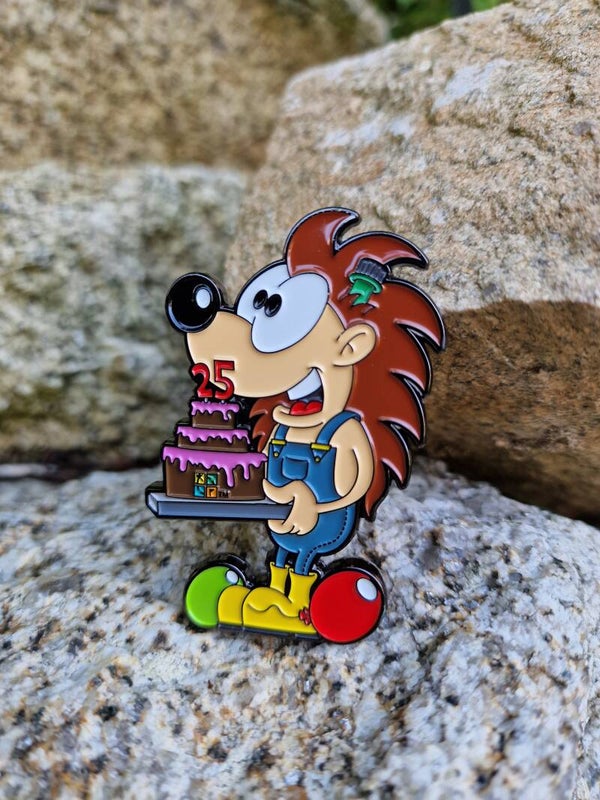 25 Jahre Geocaching - Igel - "Schokotorte mit Himbeersoße" Edition