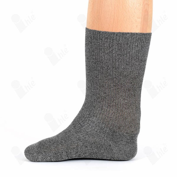 Dunne kniekousen bij doof gevoel in been: geribbeld; extra wijd