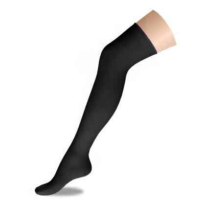 Dunne kous (1 zijde) onder knie-enkel-voet orthese | Schoenmaten 35-46 (levertijd 14-21 werkdagen; niet retourneren)