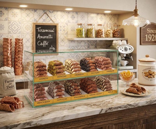 De Only Cannoli vitrine