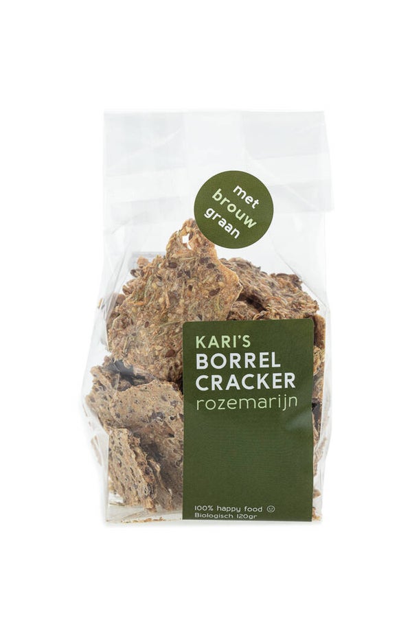 Kari’s Borrel cracker Biologisch – Rozemarijn