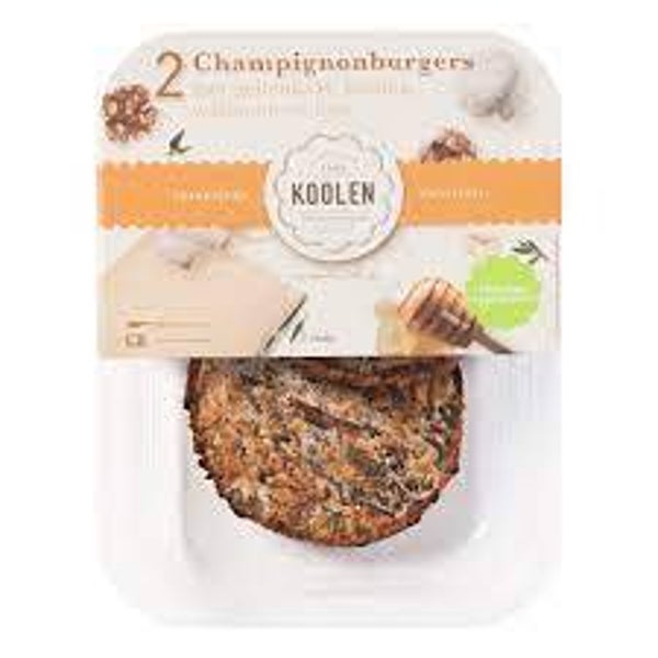 Champignonburger met Geitenkaas