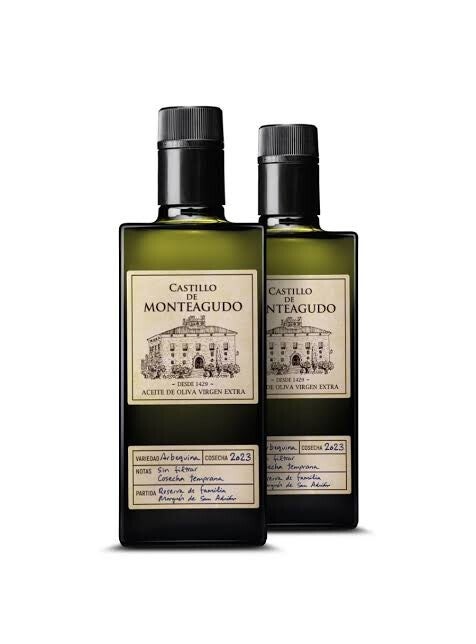 Arbequina Olijfolie extra 2025 500 ml Glazen Fles