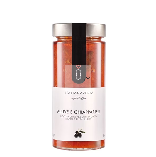 Natuurlijke Saus met Olijven en Kappertjes, 280g