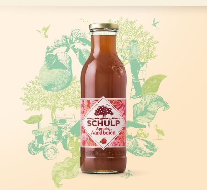 Appel-aardbeiensap