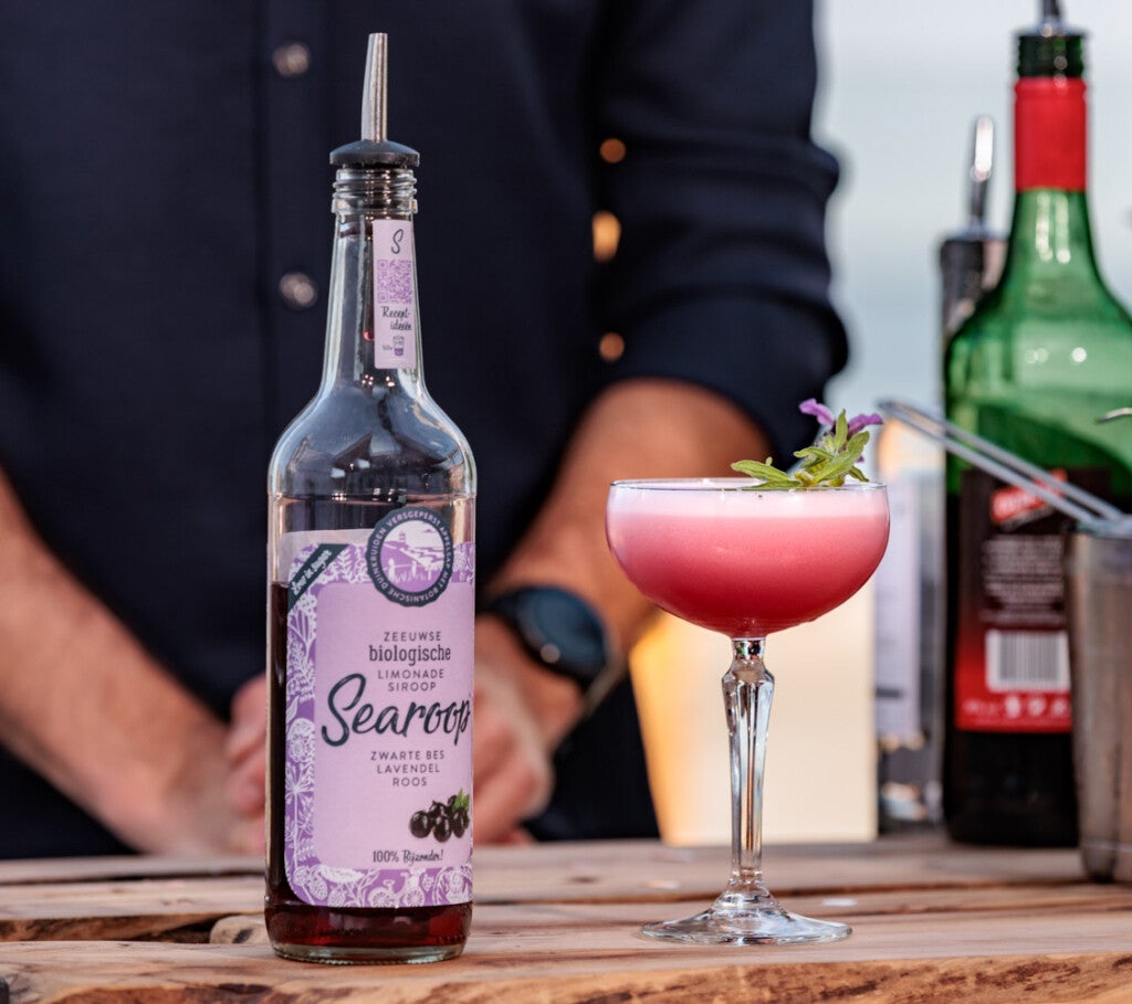 Zwarte bes, Lavendel en Roos 500 ml.